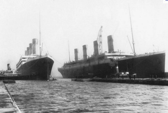 The Titanic and Olympic. By RMS Titanica Creative Commons