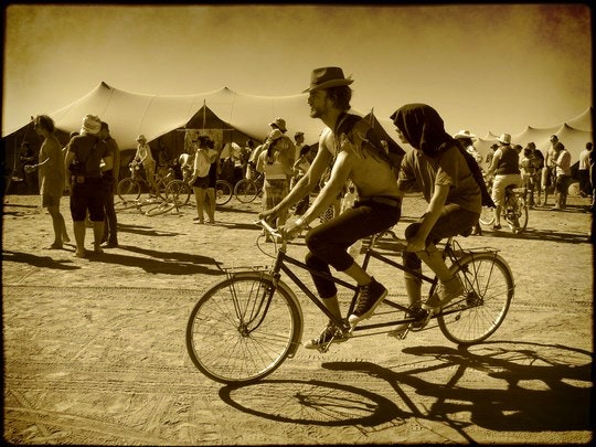 Cycling around the camp is highly recommended. By Chris Preen (Flickr)