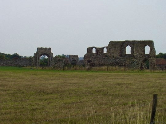 Remains of Franciscan Monastery of Dunwich which were moved in 1290. By Ivor Branton (Creative Commons)