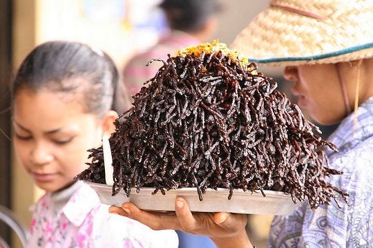 Fried tarantulas. By simondavies57 (Flickr)