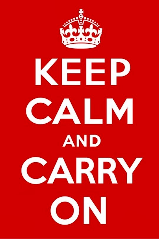 Keep calm and carry on. By Mononomic (Creative Commons)