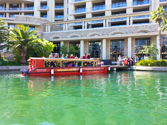 Cruising along the Tranquil Canals at the V&A Waterfront