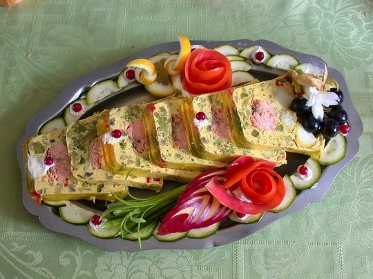Basil and salmon terrine. By DocteurCosmos (Creative Commons)