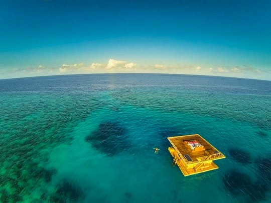 Underwater Room at Manta Resort