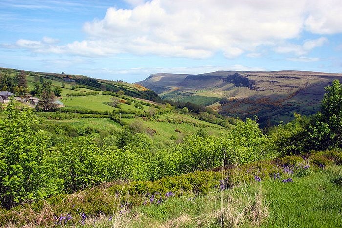 Grassy plains in Glens of Country Antrim. By Kanchelskis (Flickr) 