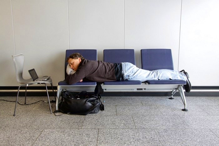 Sleeping at Airport by egorick (Flickr)