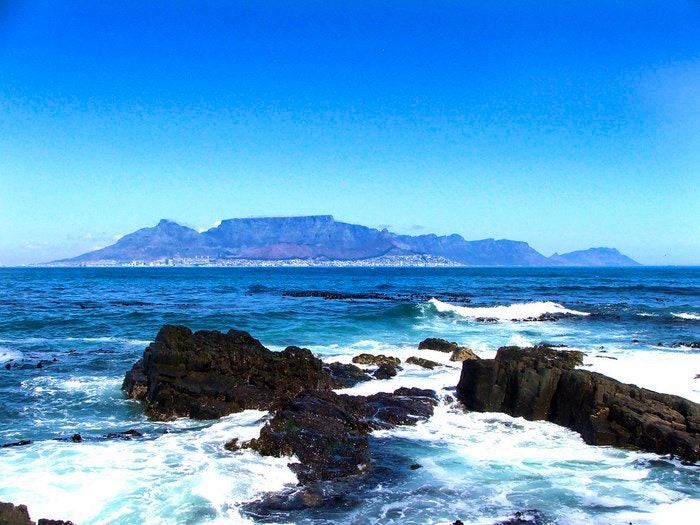 Table Mountain in the distance by freedom-studios (Flickr)