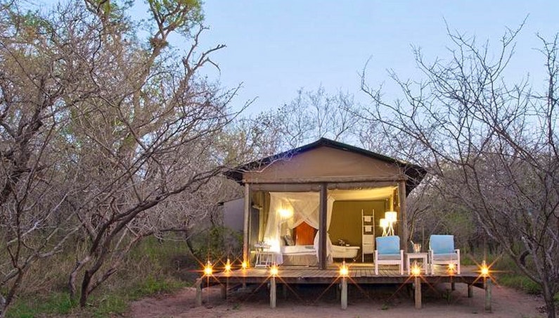 Camping at Ngama Tented Safari Lodge (C) TravelGround