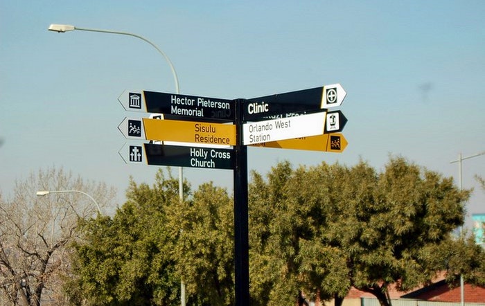 Soweto road signs by jitbag (Flickr)