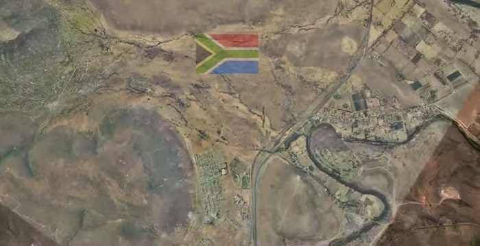The Giant Flag Project: a Desert Garden Visible from Space