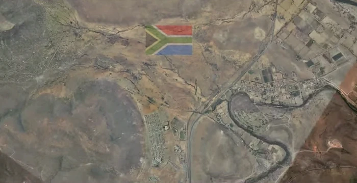 The Giant Flag Project: a Desert Garden Visible from Space