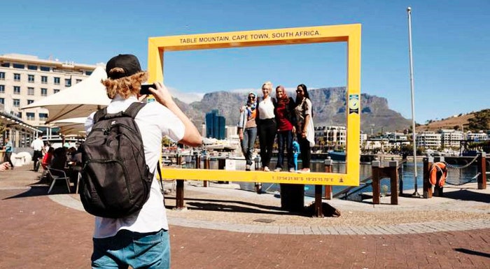 V&A Waterfront frame by Table Mountain.net