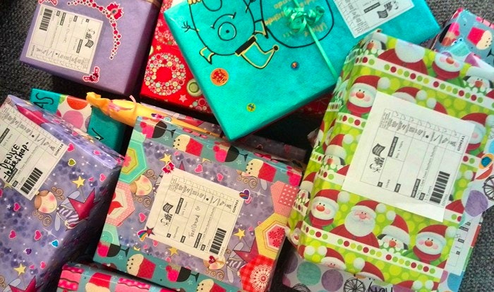 Get festive with Santa Shoebox Project