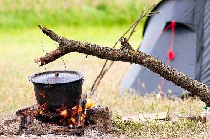 Camping is a great way to enjoy nature and potjiekos