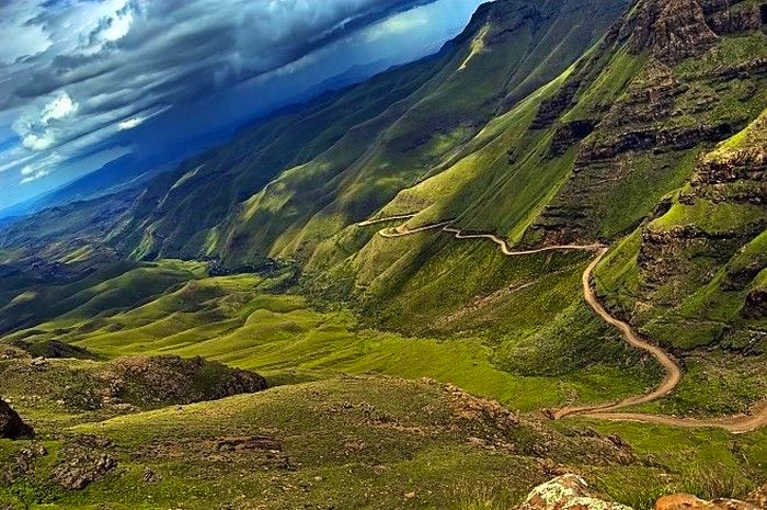 Sani Pass Beauty in KwaZulu-Natal is a top Pinterest image of travel in South Africa 