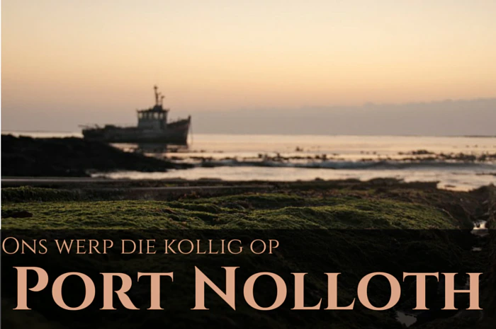Ons werp die kollig op Port Nolloth