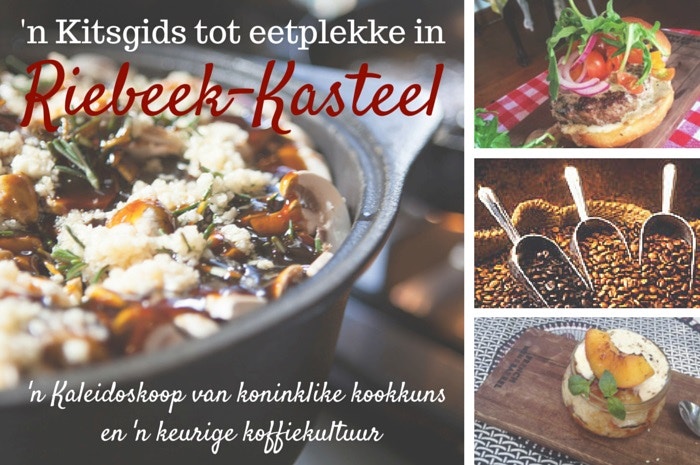 ’n Kitsgids tot eetplekke in Riebeek-Kasteel