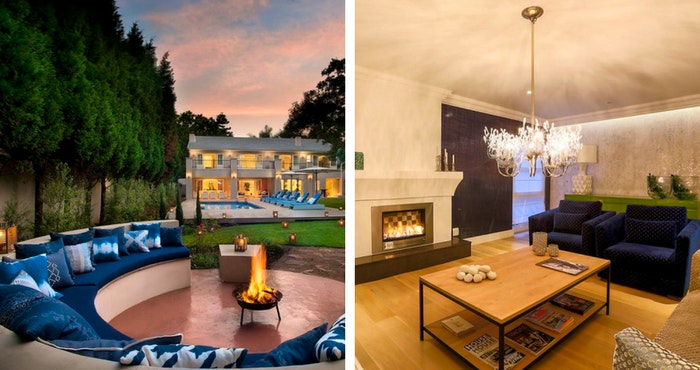 The boma area is the perfect spot to relax (left); The ritzy chandelier makes a statement (right) | Photos: TravelGround