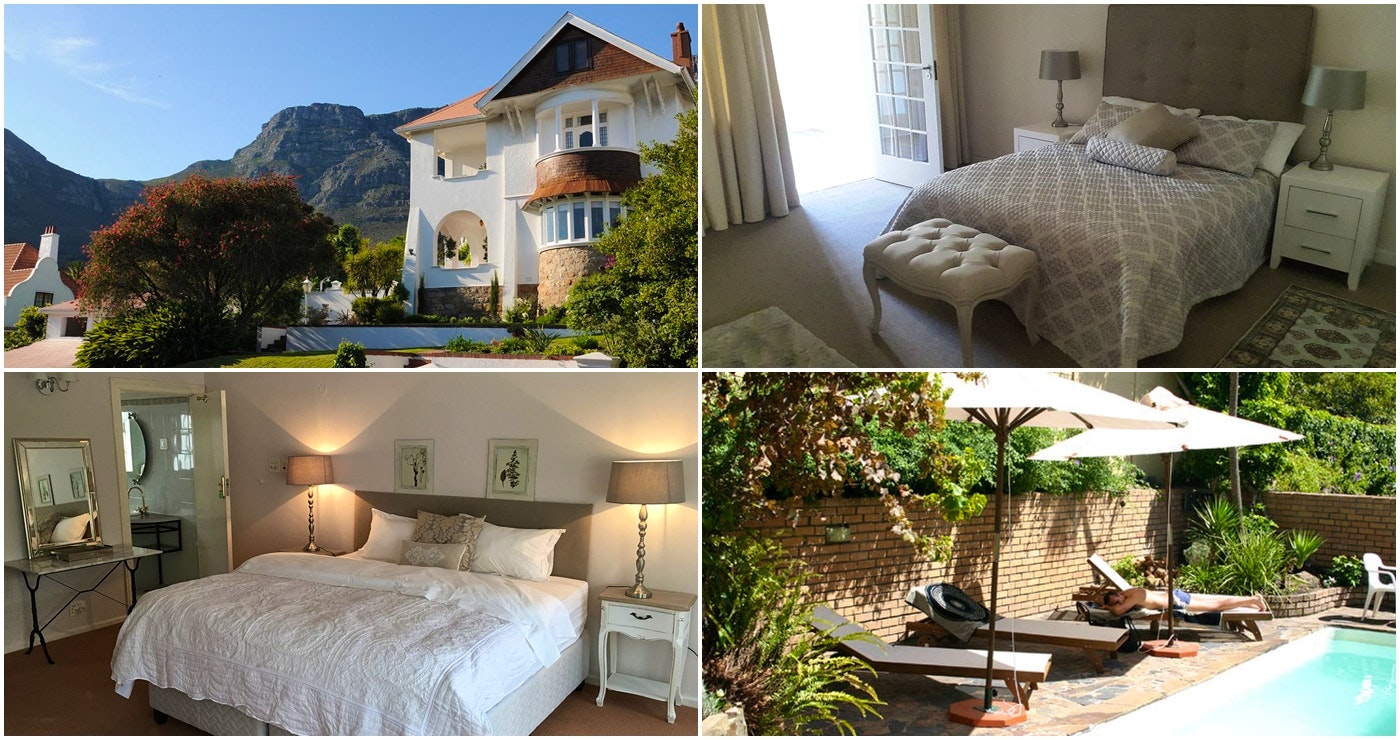  Abbey Manor Luxury Guesthouse (Links bo) | Mountain Bliss (Regs bo) |  Belle Rose (Links onder) | Atforest Guest House (Regs onder)