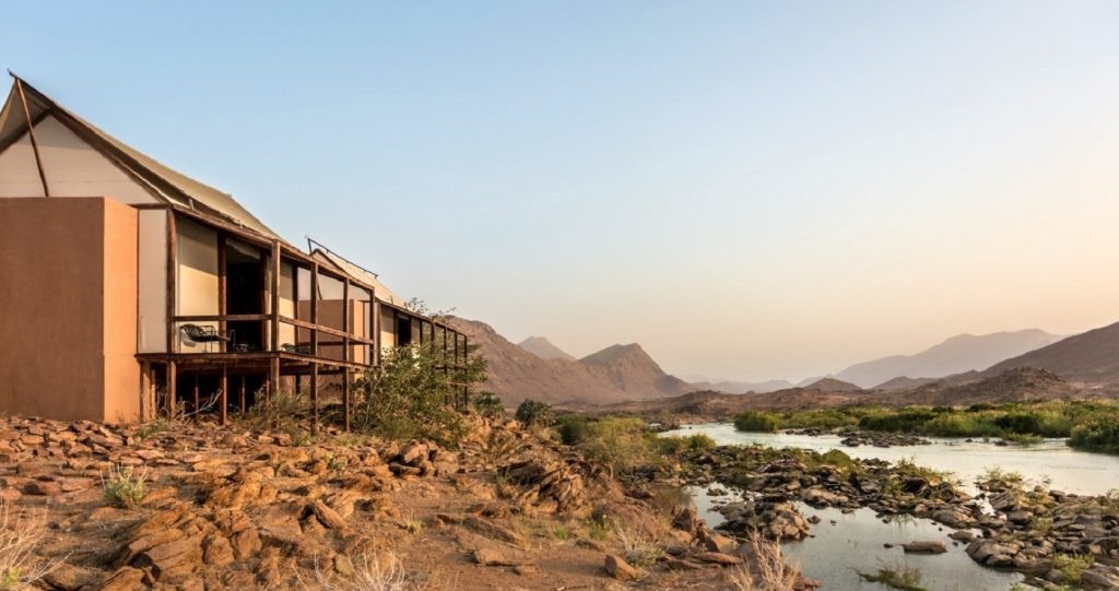 Romantiese verblyf langs ’n rivier