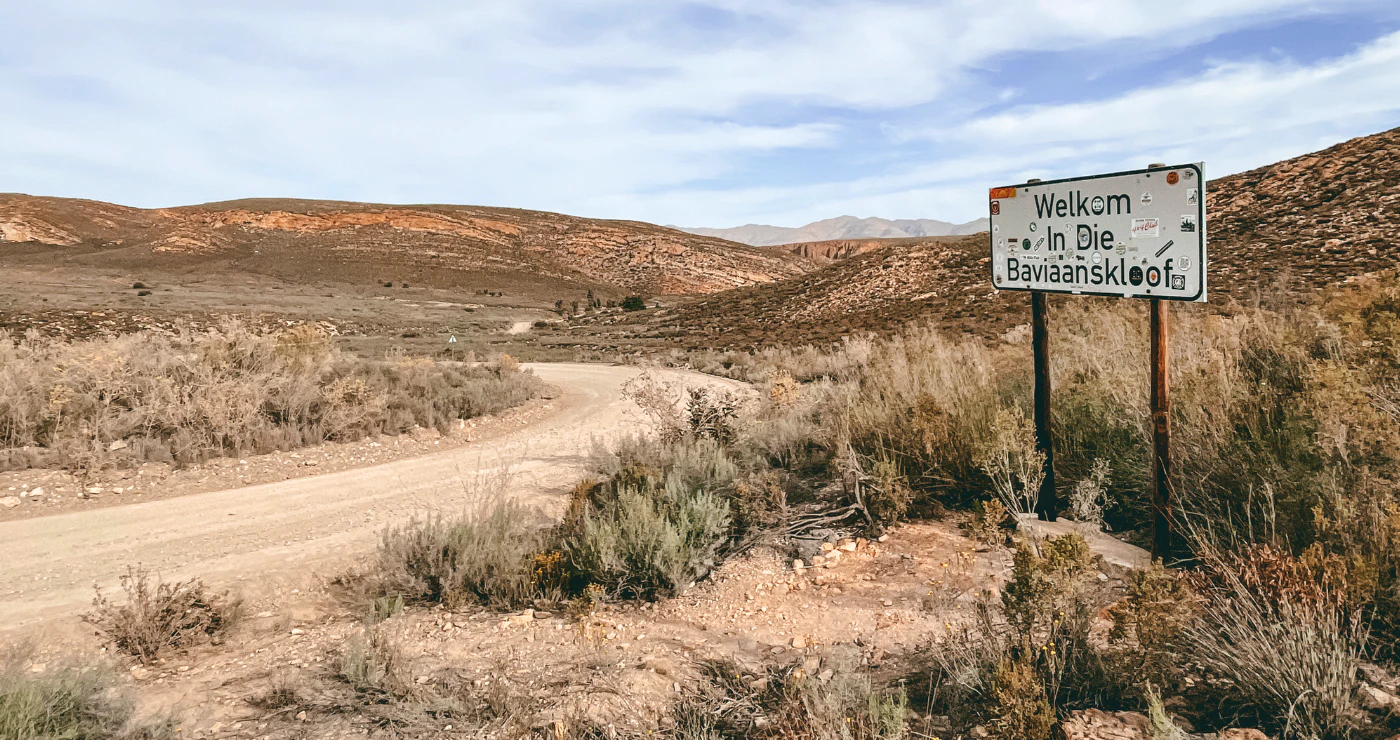Kom verken die Baviaanskloof
