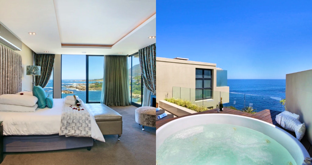 Azamare 2 weskaap western cape kampsbaai camps bay sea view jacuzzi lekkerslaap lekkeslaap accommodation verblyf