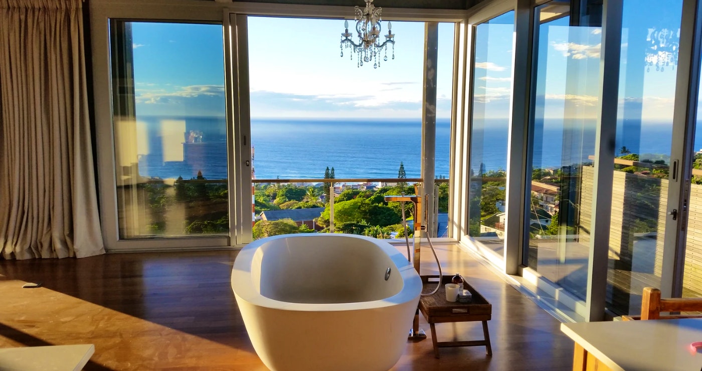 12 baddens met besonderse uitsigte