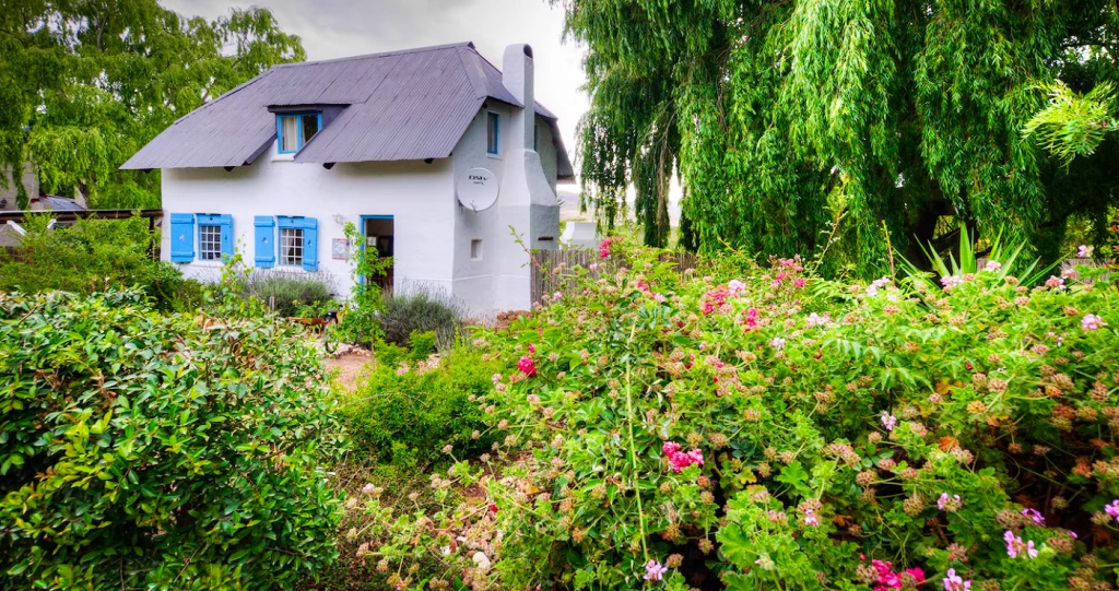 Sprokiesagtige tuinkothuise in die Wes-Kaap