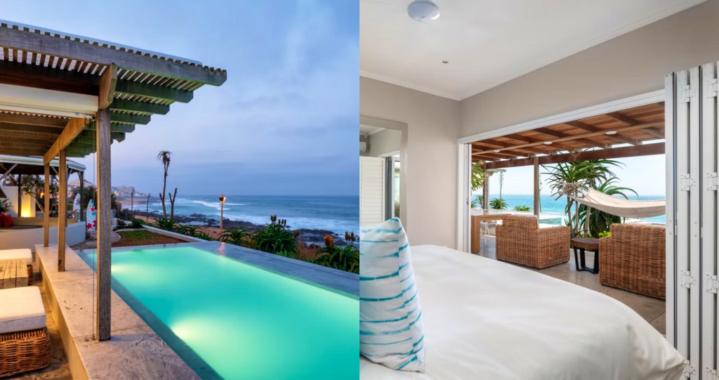 Bly in Ballito met 'n see uitsig beach house strandhuis verblyf accommodation lekkerslaap seaview