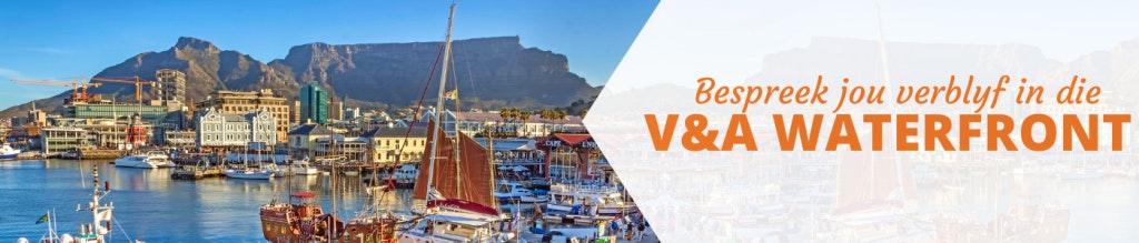 Bespreek jou verblyf in die V&A Waterfront