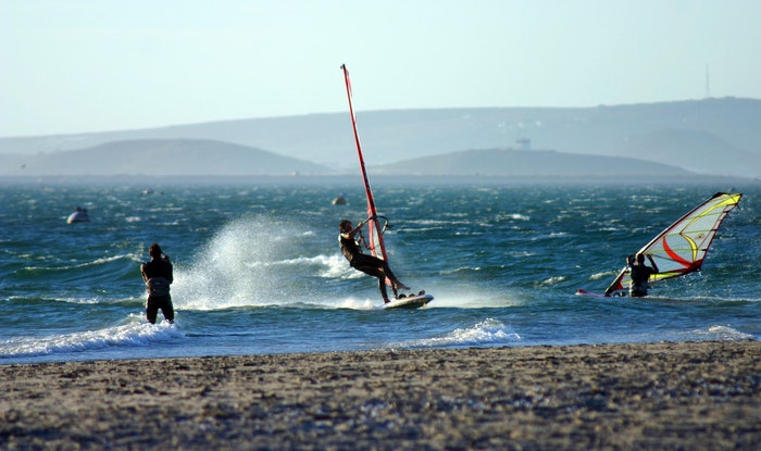 Windsurfing in Langebaan