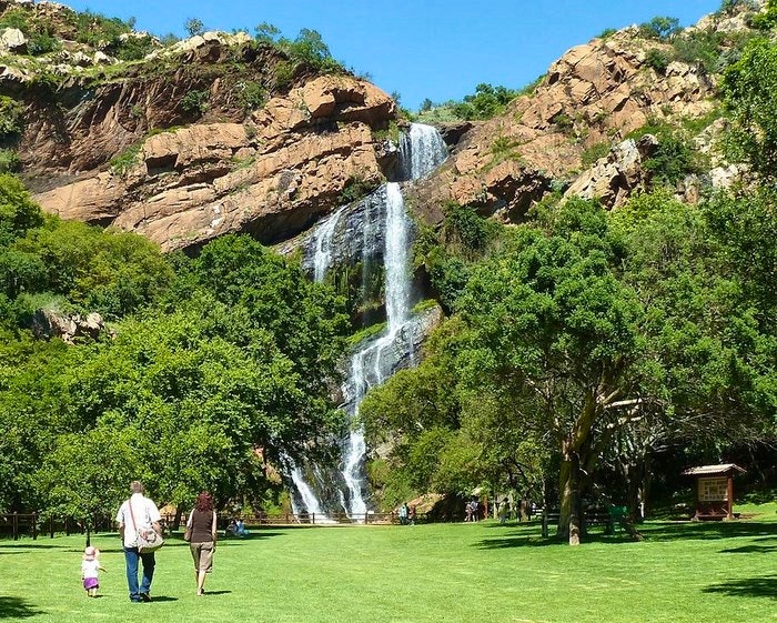 Witpoortjie Falls in the Walter Sisulu National Botanical Gardens via JMK (Creative Commons)