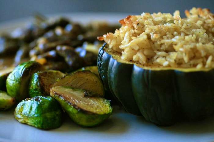 Gem squash with rice via sharynmorrow (Flickr)