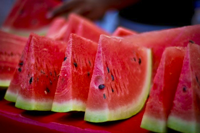 Watermelon slices by mynameisharsha (Flickr)