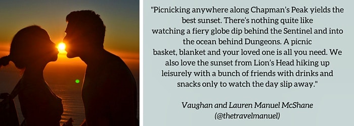 Lauren and Vaughan Manuel: Summer Sundowner Spot Lauren and Vaughan Manuel: Summer Sundowner Spot