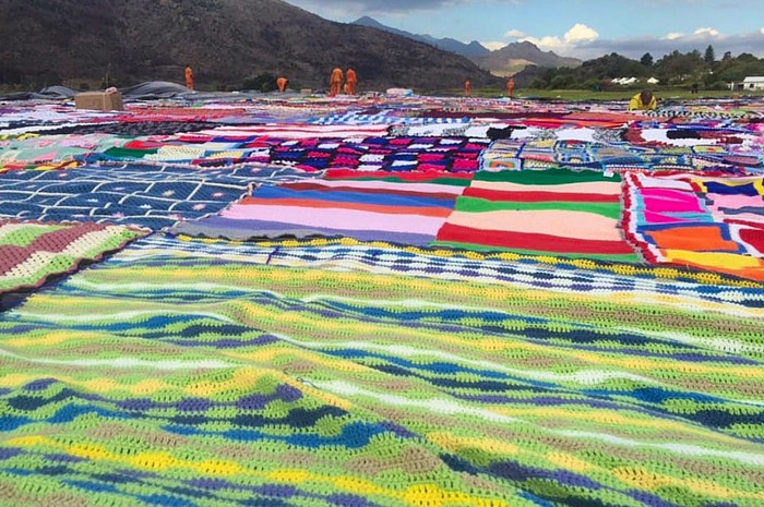 Knit something warm for those in need. Photo: 67 Blankets via Facebook